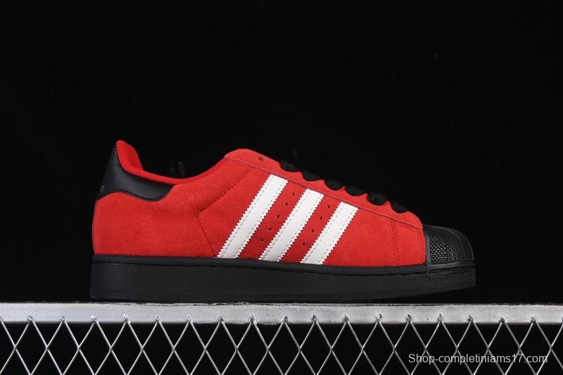 Adidas Superstar II Casual Sneakers with Shell Toe Design - JQ3220