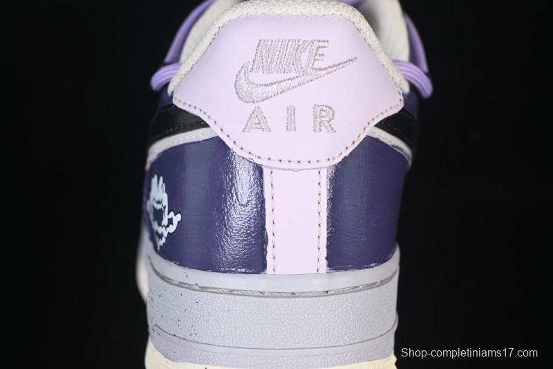 Nike Air Force 1 '07 Low Pixel Cloud Tracking Casual Sports Sneakers - CJ0304-106