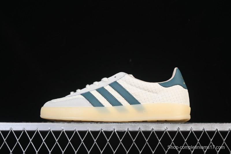 Adidas Originals Gazelle Indoor Retro Casual Slip-Resistant Wear-Resistant Low-Top Skate Shoes - JR3837