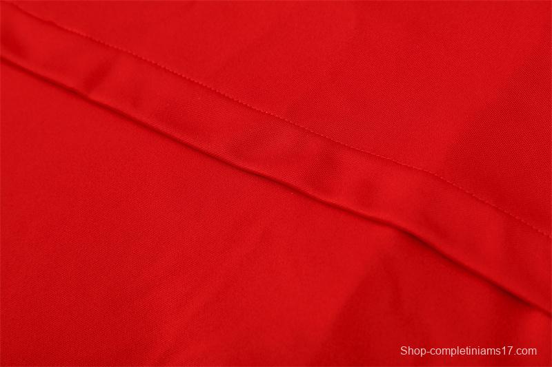 Retro 02/03 Manchester United Red Half Zipper Jacket