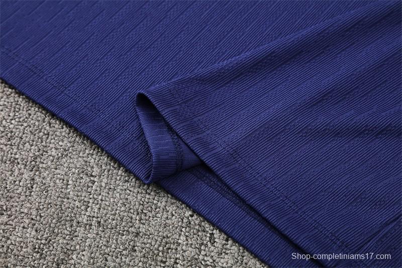 Player Version 25/26 Barcelona Royal Blue T90 Half Zipper Jacket+Long Pants