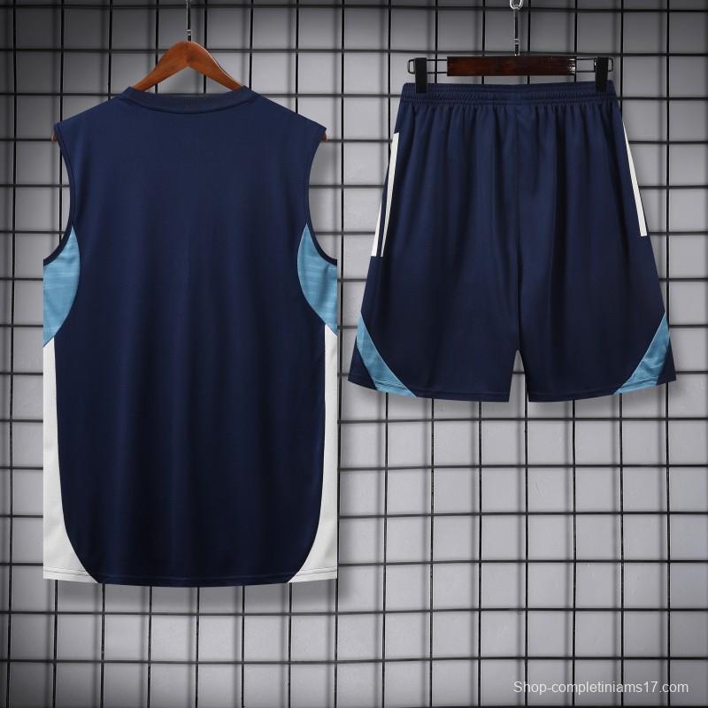 25/26 Real Madrid Navy Vest Jersey+Shorts