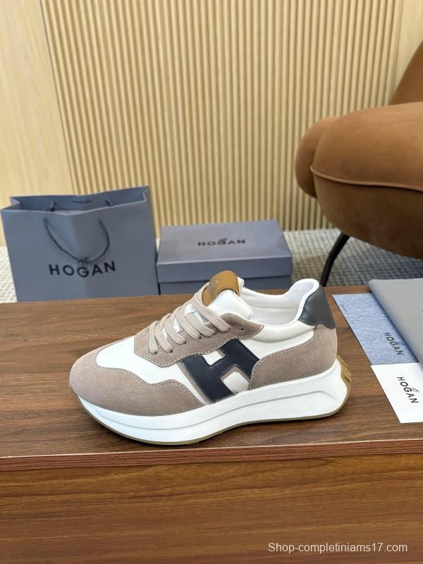 Hogan H-STRIPES Series Couple Thick Sole Dad Shoes Airship Shoes Casual Sports Shoes - AS00350