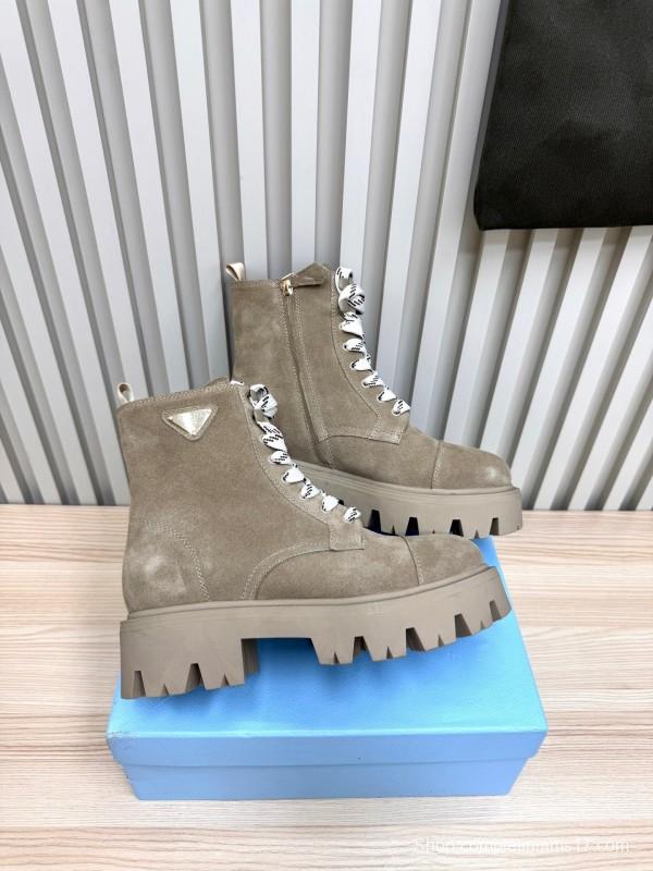 Prada 2025 SS Platform Martin Boots - LY0350