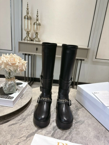 Dior Punk Style Strap Ankle Boots - KFY00470