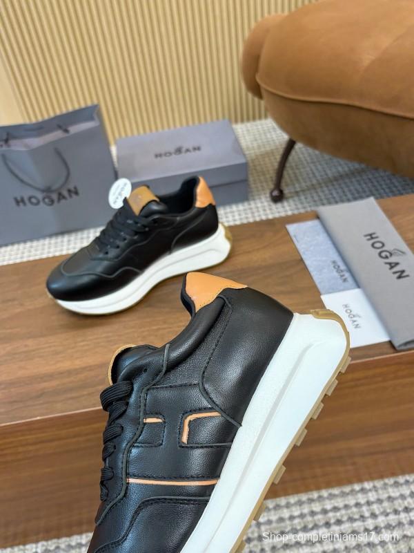 Hogan H-STRIPES Series Couple High Platform Dad Shoes Sneakers - AS00350