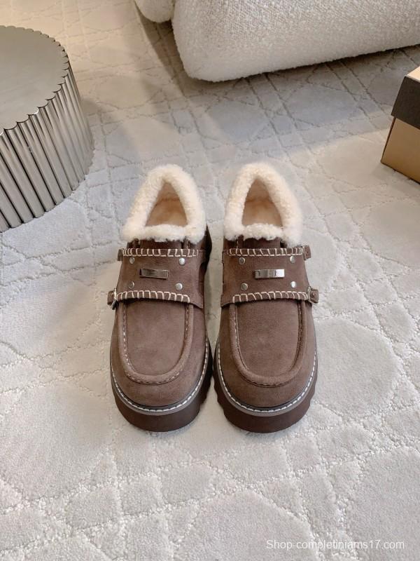UGG 2025/SS Wool Warm Platform Casual Shoes - AS00300