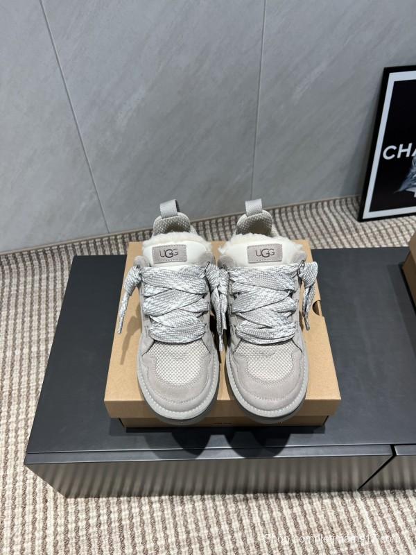 UGG Platform Casual Shoes with Round Toe and Thick Sole - MJ00270