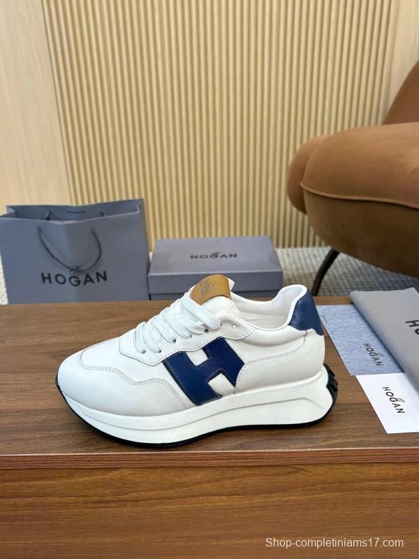 Hogan H-STRIPES Series Couple Thick Sole Dad Shoes Airship Shoes Casual Sports Shoes - AS00350
