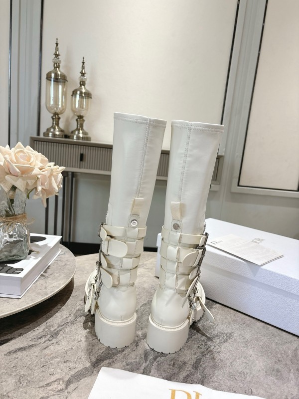 Dior 2025/SS Punk Style Strap Ankle Boots - KFY00470
