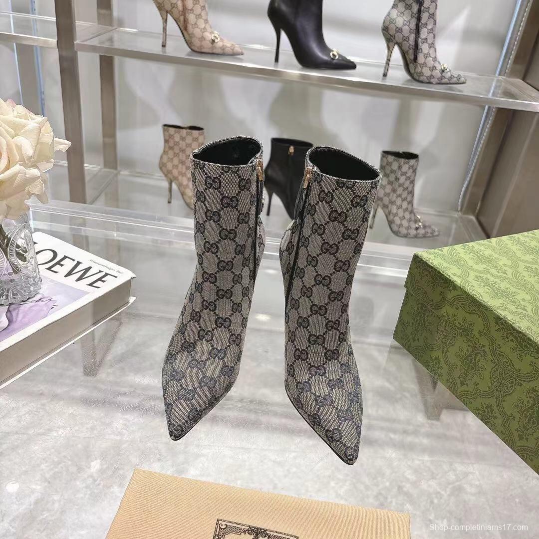 Gucci Classic Women's Shoes with 10.5cm Heel and Original GG Buckle - LY00370