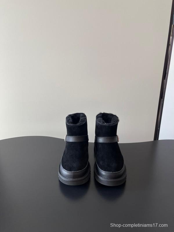 UGG 4512 Classic Buckle Flat Ultra Wool Anti-Slip Snow Boots - AS00290