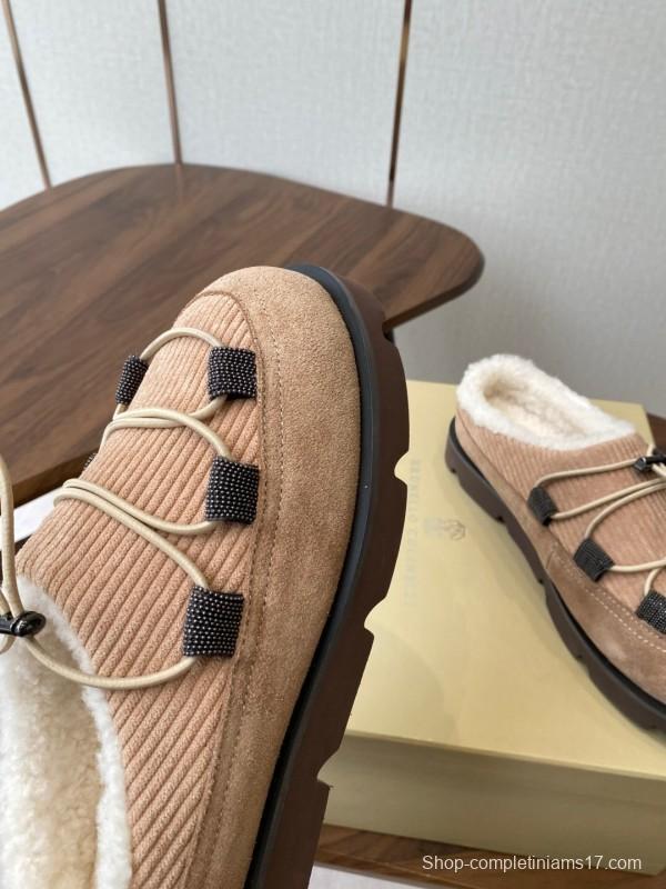 Brunello Cucinelli Open Walk Ankle Boot Winter Snow Boots - AS00300