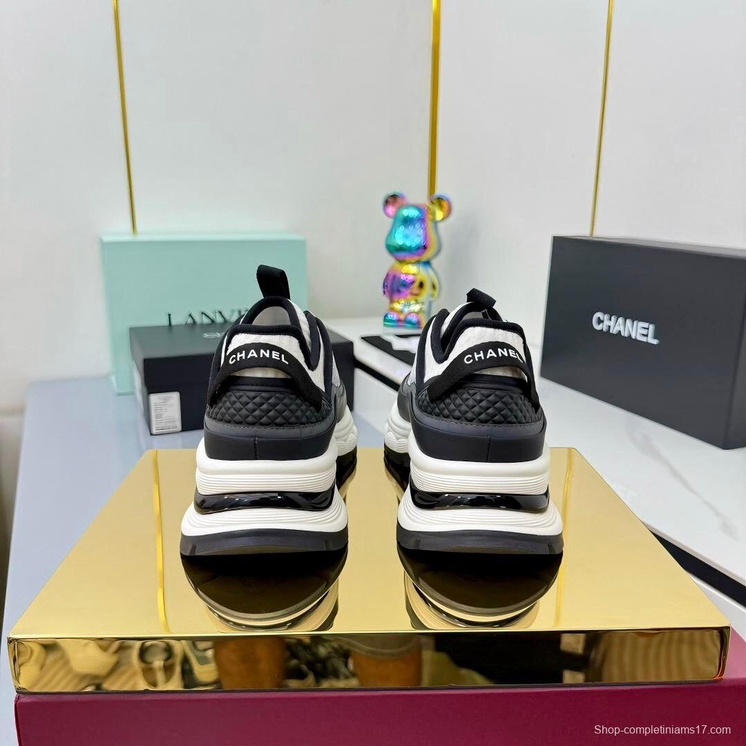 Chanel 2025/SS Panda Loafers Casual Sneakers - LY00360
