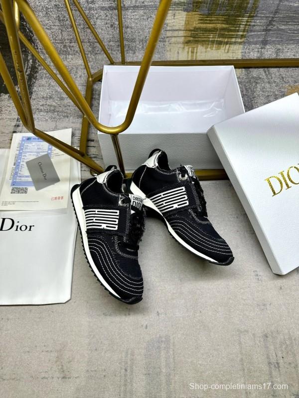Dior Fall 2025/SS Canvas Sneakers with Fringe Details - LY00270