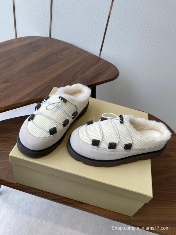 Brunello Cucinelli Open Walk Ankle Boot Winter Snow Boots - AS00300