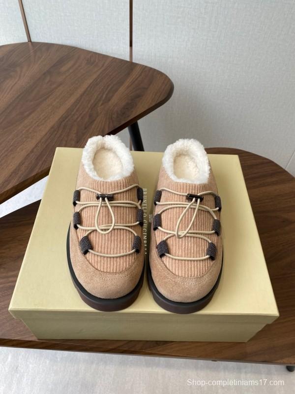 Brunello Cucinelli Open Walk Ankle Boot Winter Snow Boots - AS00300