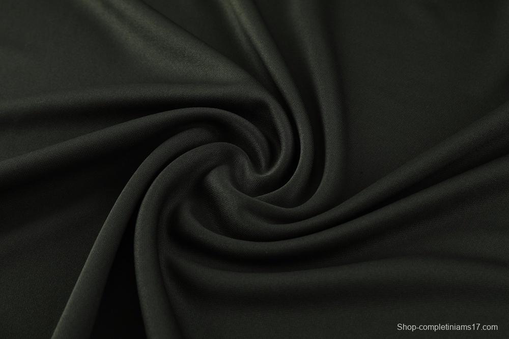 23/24 Barcelona Dark Green S-2XL Half Zipper Jacket+Long Pants