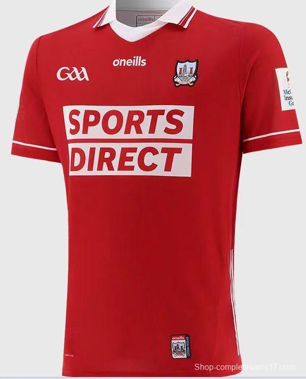 2026 Cork GAA Red with White Trim Jersey