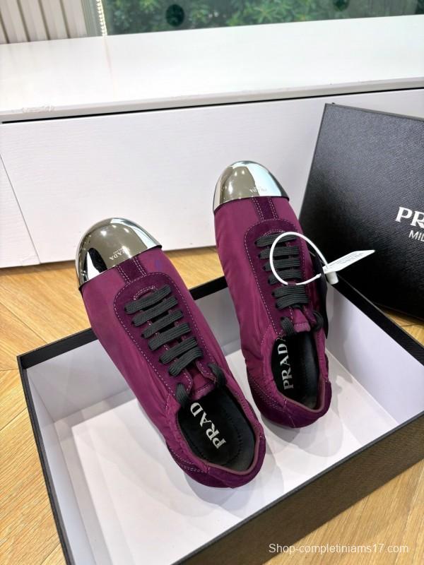 Prada 2025 SS Metal Toe Thin Sole Training Shoes Casual Shoes - LY00280