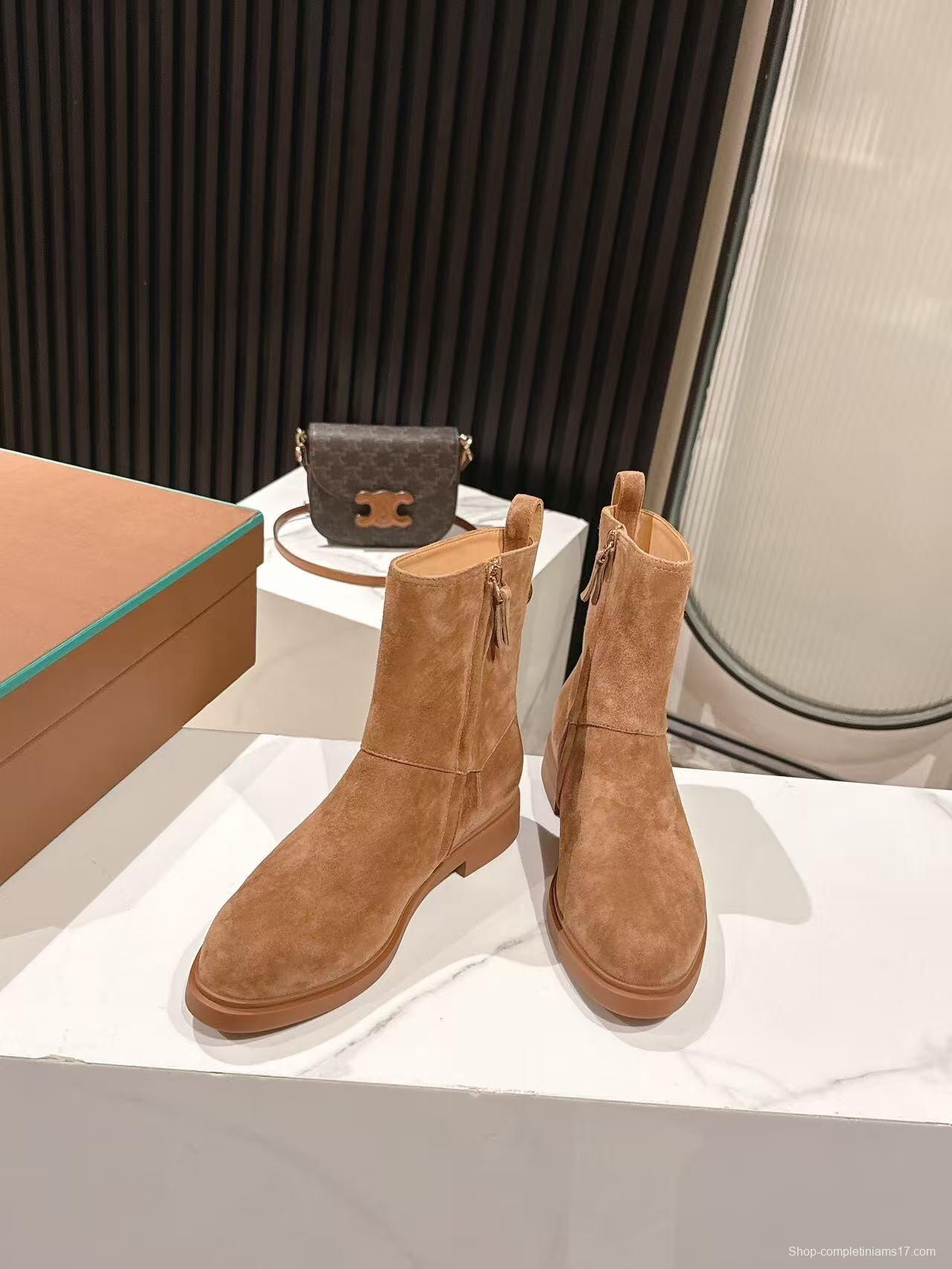 Loro Piana Fall/Winter 2025 Classic Old Money Style Ankle Boots - LY00370/LY00410