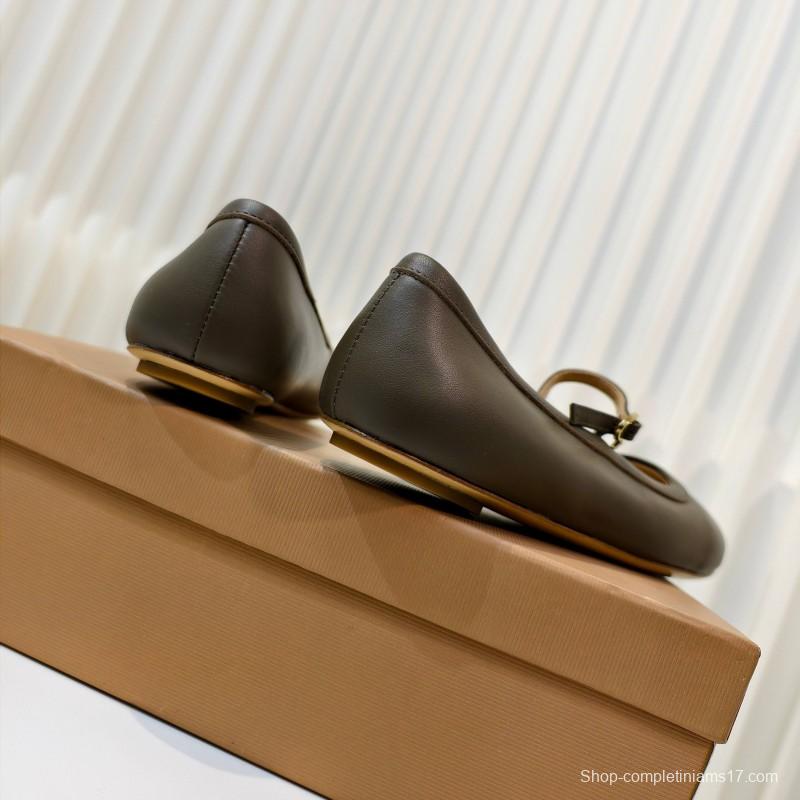 Gianvito Rossi Bohemian Style Flat Ballet Shoes 2025/SS