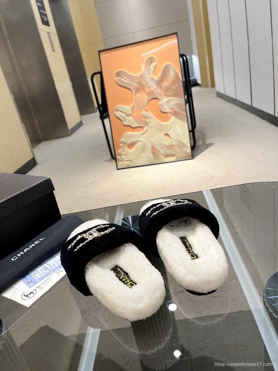 Chanel 2025 SS New Wool Slippers Soft Fine Wool - LY00280