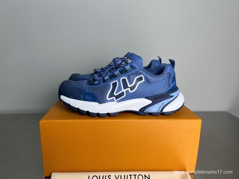 Lv Runner Tatic 2025 Early Spring Men's Series Casual Low-Top Lace-Up Shoes - YC