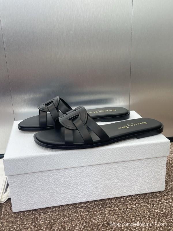 Dior D-Club Jelly Color Hollow Layered Cross-Strap Women Sandals - KFY00280