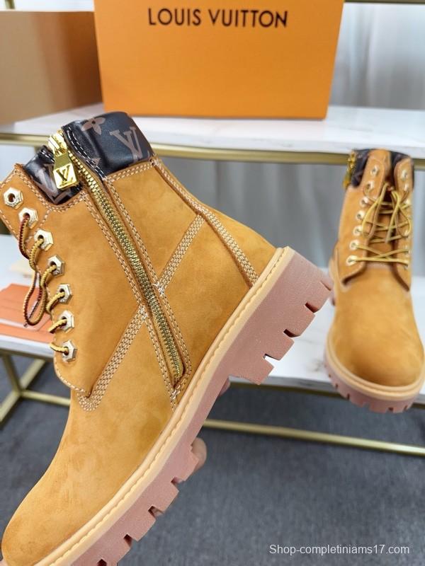 Timberland 6-Inch Monogram Ankle Boots Waterproof Suede Collaboration - LY00380