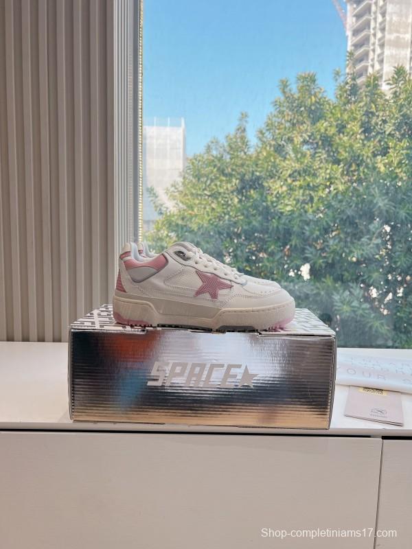 Golden Goose G411 Spring Summer Retro Running Shoes with Soft Sole - KFY00320