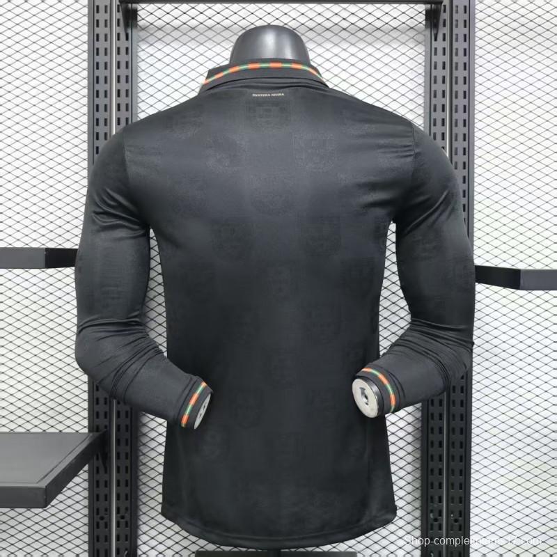 Player Version 2026 Portugal Goalkeeper Dark Grey Long Sleeve Jersey
