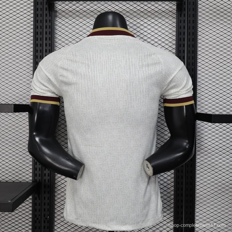 2026 Player Version  Spain Away Off-White Jersey