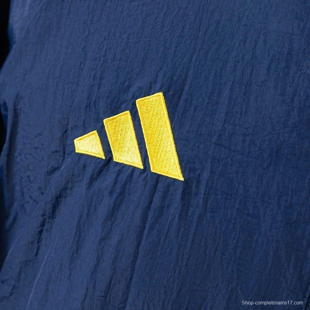 2026 Boca Juniors Black Jacket Windbreaker