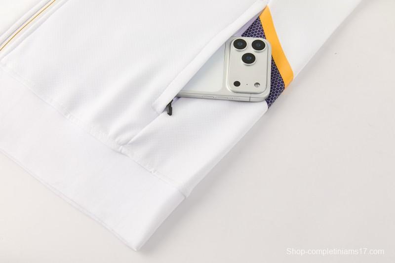 2026 NIKE White Full Zipper Jacket + Long Pants