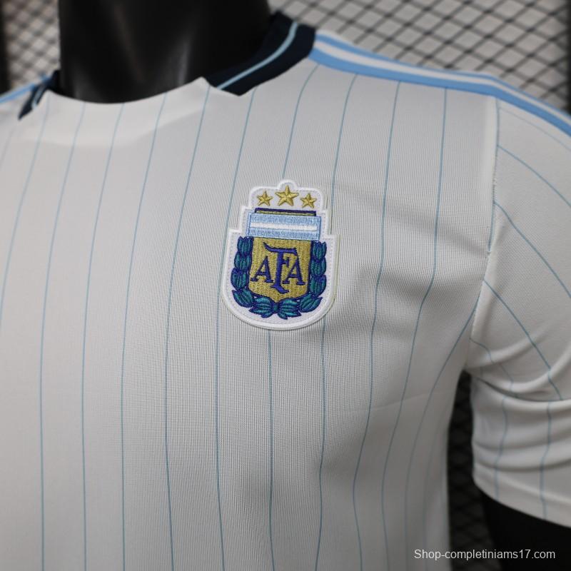 Player Version 2026 Argentina White Terrace Icons Jersey