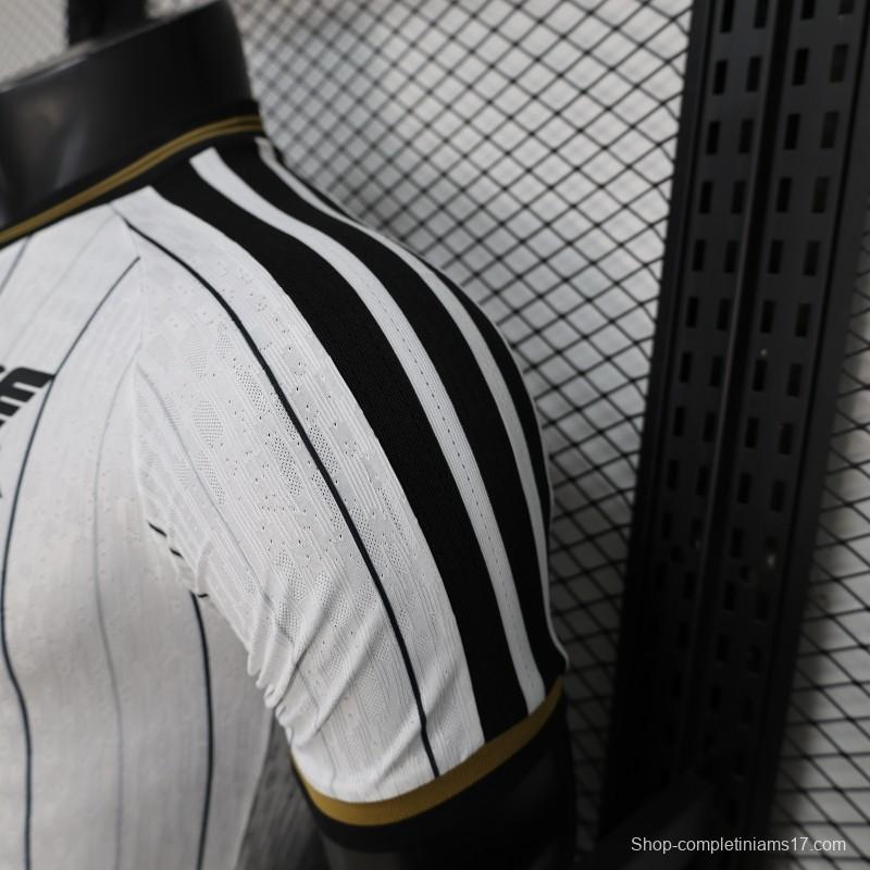 2026 Player Version Japan White with Black Pinstripes Jersey