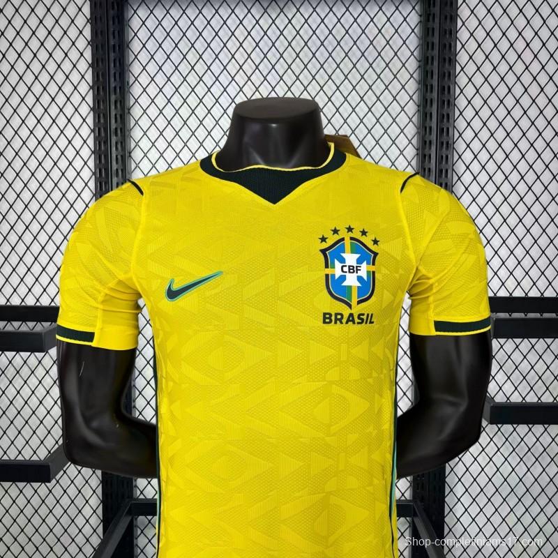 2026 Player Version Mens Brazil World Cup Home Jersey