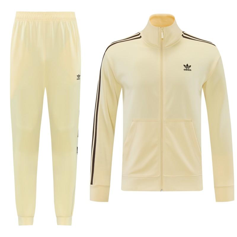 2026  Adidas Apricot Full Zipper Jacket + Long Pants