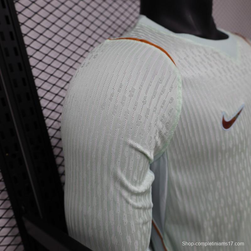 Player Version 26/27 France Mint Green Away Long Sleeve Jersey