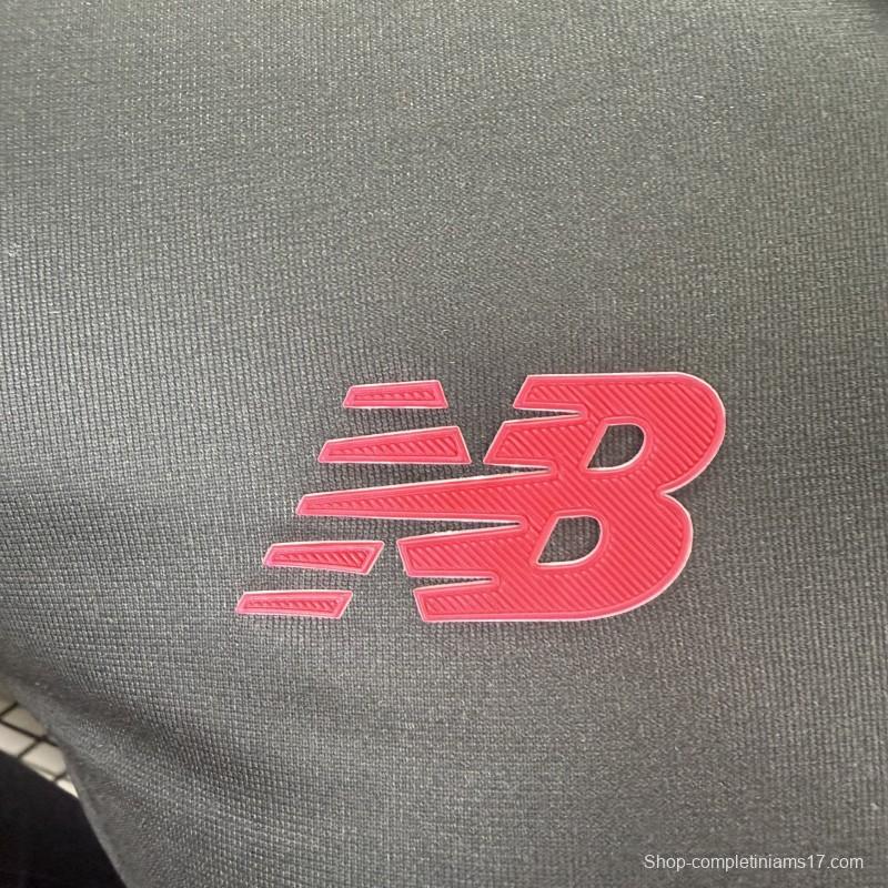 Player Version 25/26 Deportivo Toluca FC Black Goalkeeper Long Sleeve Jersey with Polo Collar