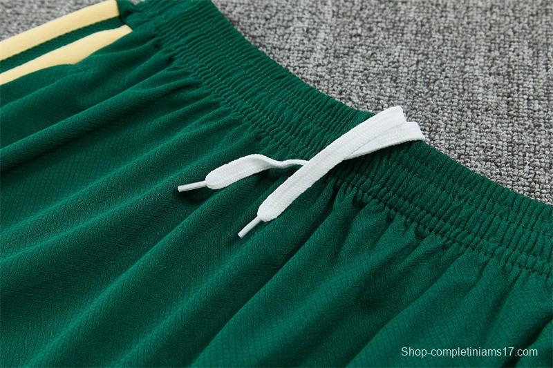 2026 Real Madrid Green Camouflage  Short Sleeve+Soccer Shorts