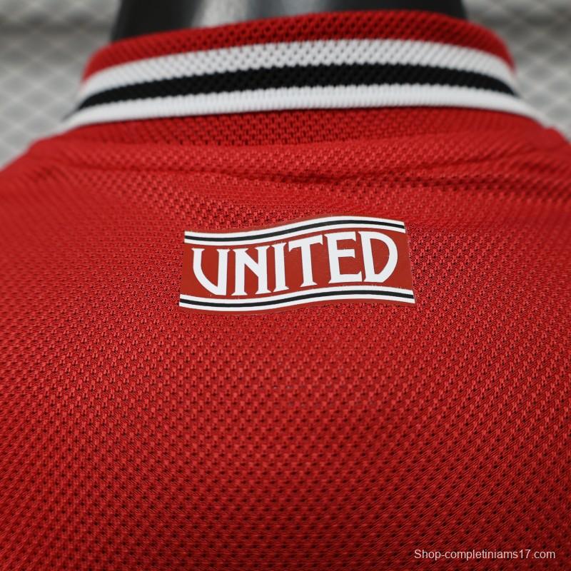 Player Version 25/26 Manchester United Red  Home Jersey