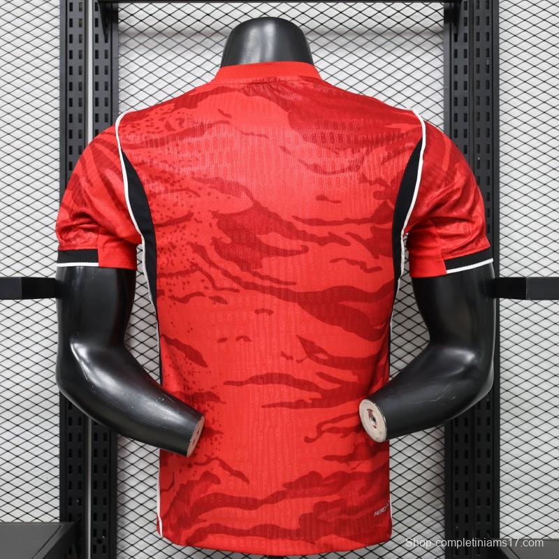 Player Version 2026 South Korea  Red  Home Jersey