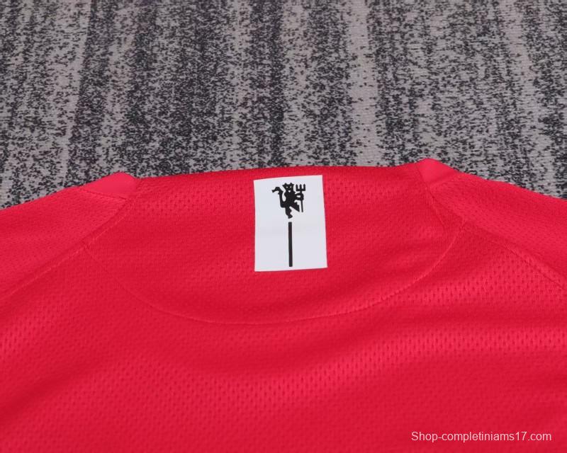 Retro Kids 07/08 Manchester United Home Jersey