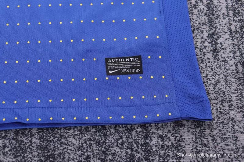 Retro 2010/11 Kids Brazil Blue & White Away Jersey