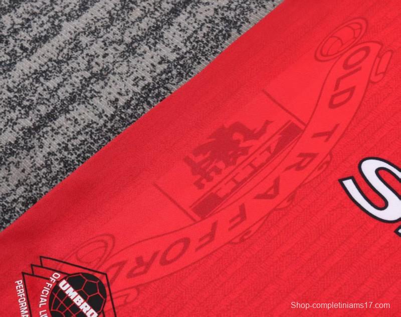 Retro Kids  96/97 Manchester United Home Jersey