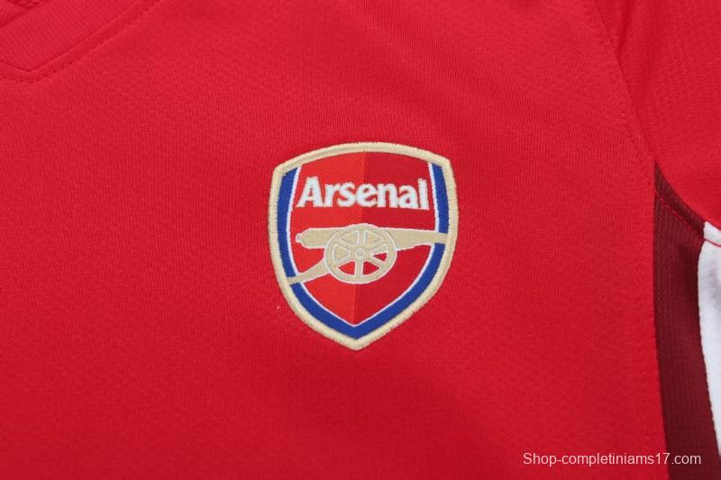 Retro 08/10 Kids  Arsenal Red Home Jersey