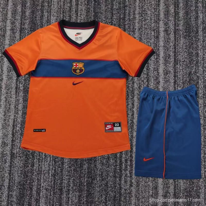 Retro Kids 98/99 Barcelona Third Jersey