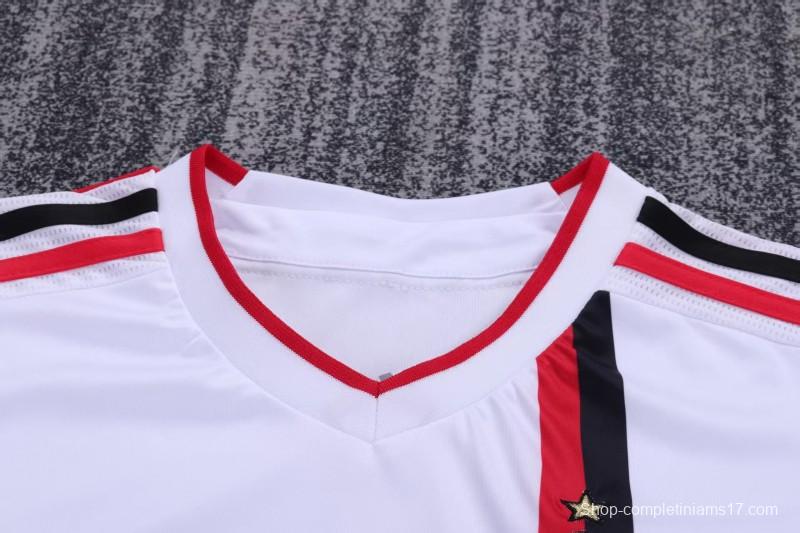 Retro 2010/11 Kids AC Milan White Away Jersey